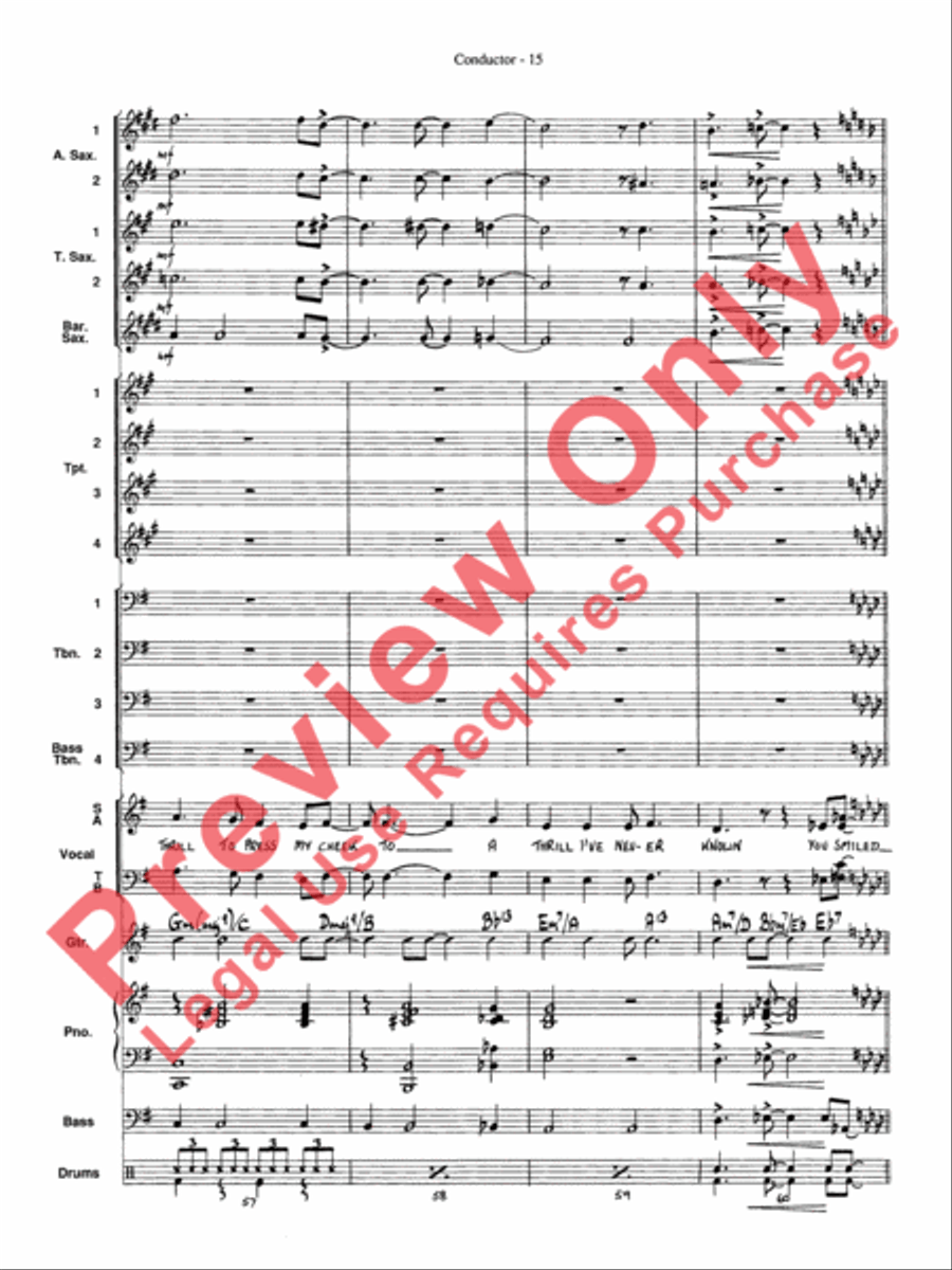 At Last Jazz Ensemble scores gallery preview page 17