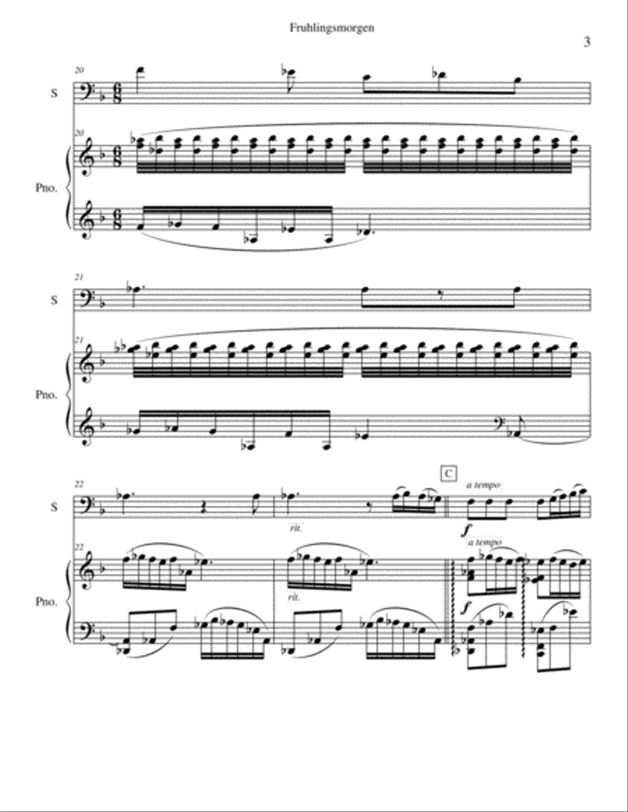 Lieder und Gesange - bassoon and piano Bassoon Solo scores gallery preview page 5