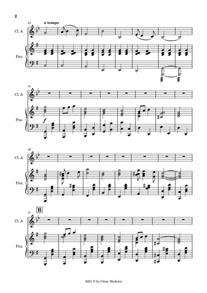 Pomp and Circumstance No.1 - Clarinet in A and Piano (Full Score and Parts) image number null