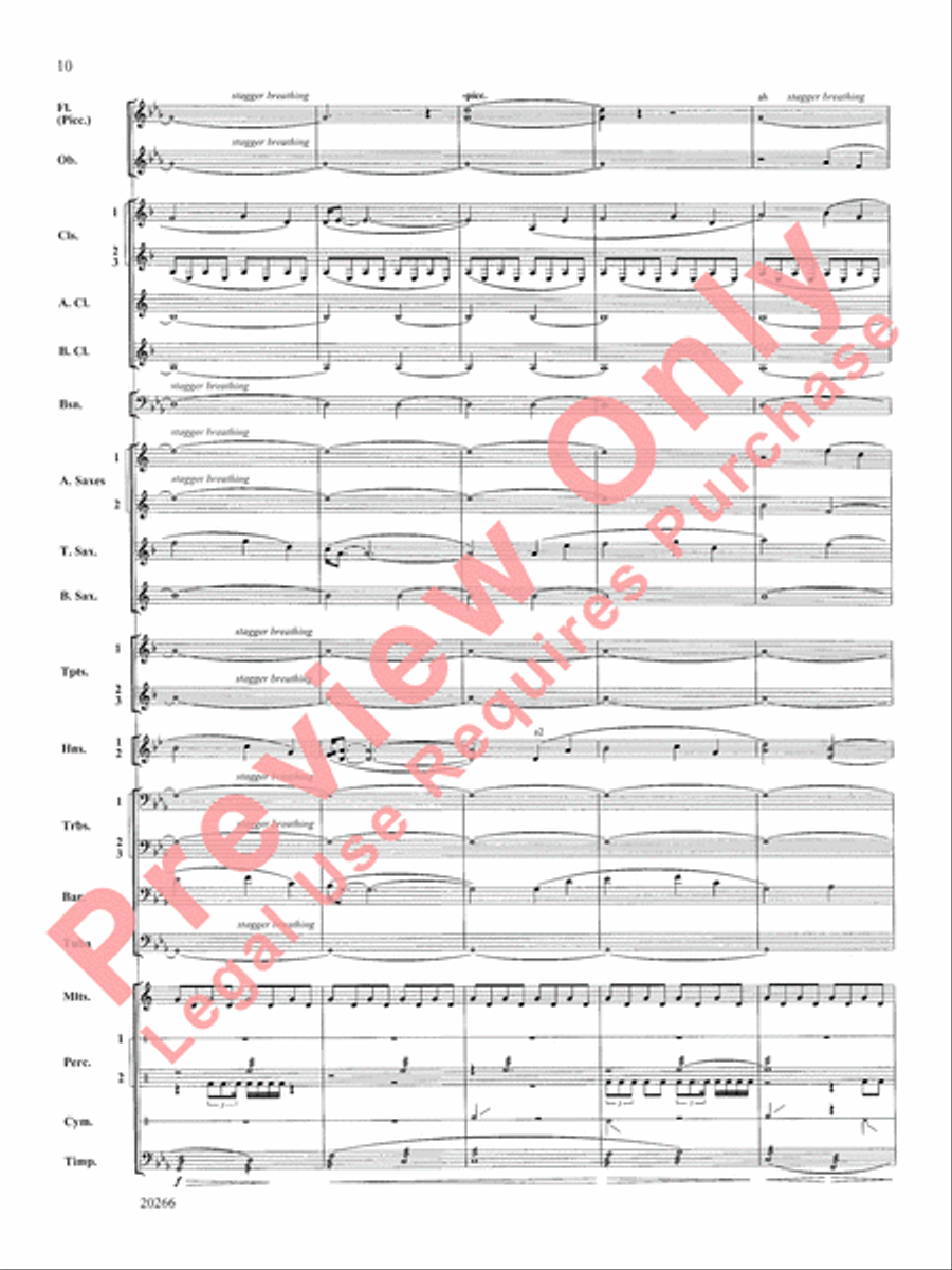 Ghost Fleet Ghost Fleet Concert Band scores gallery preview page 11