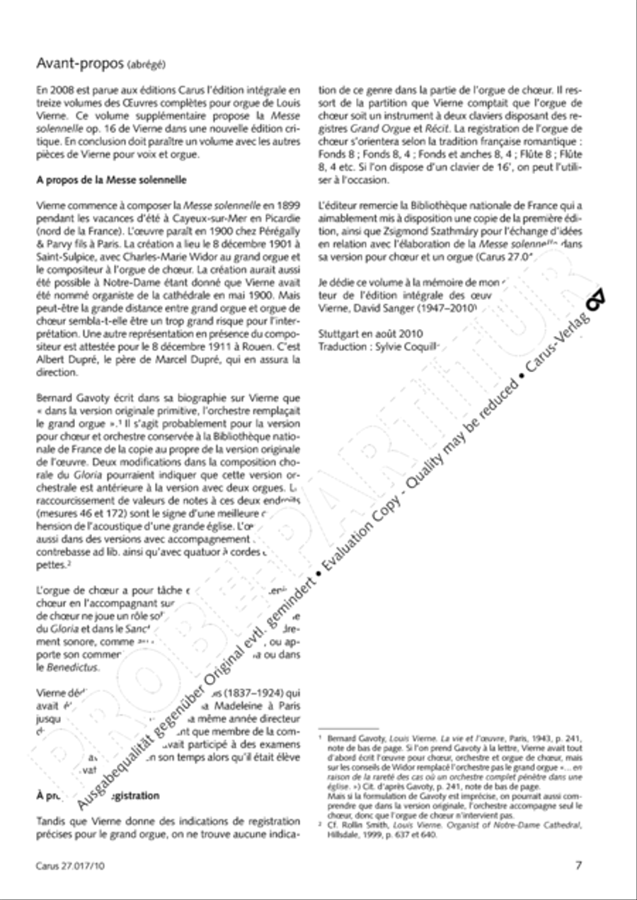 Messe solennelle en ut diese mineur 4-Part scores gallery preview page 8