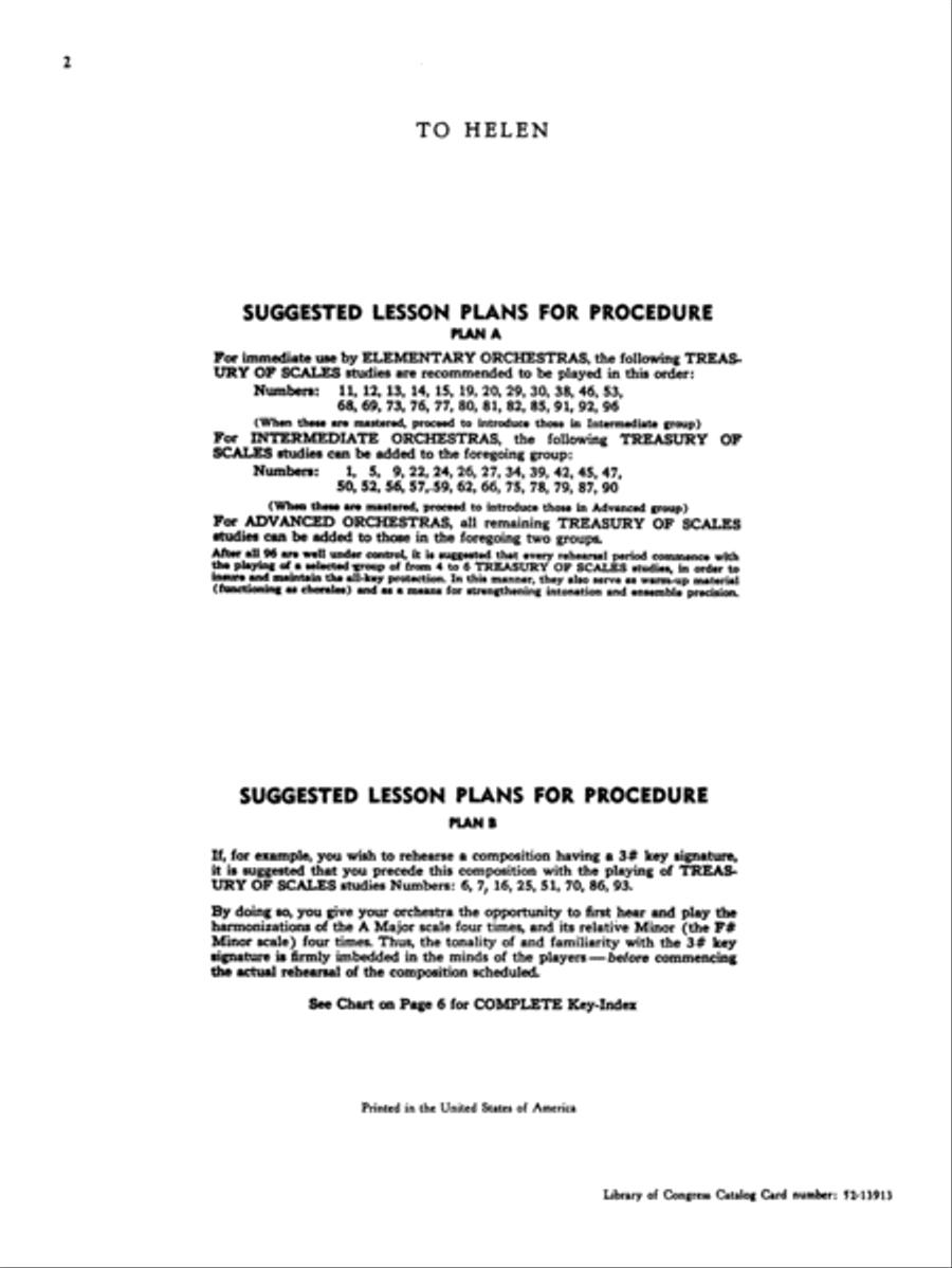Treasury of Scales for Band and Orchestra Chamber Orchestra scores gallery preview page 3