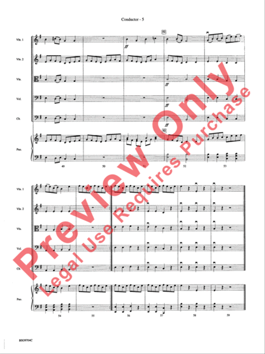 Sakura, Sakura Sakura, Sakura String Orchestra scores gallery preview page 8