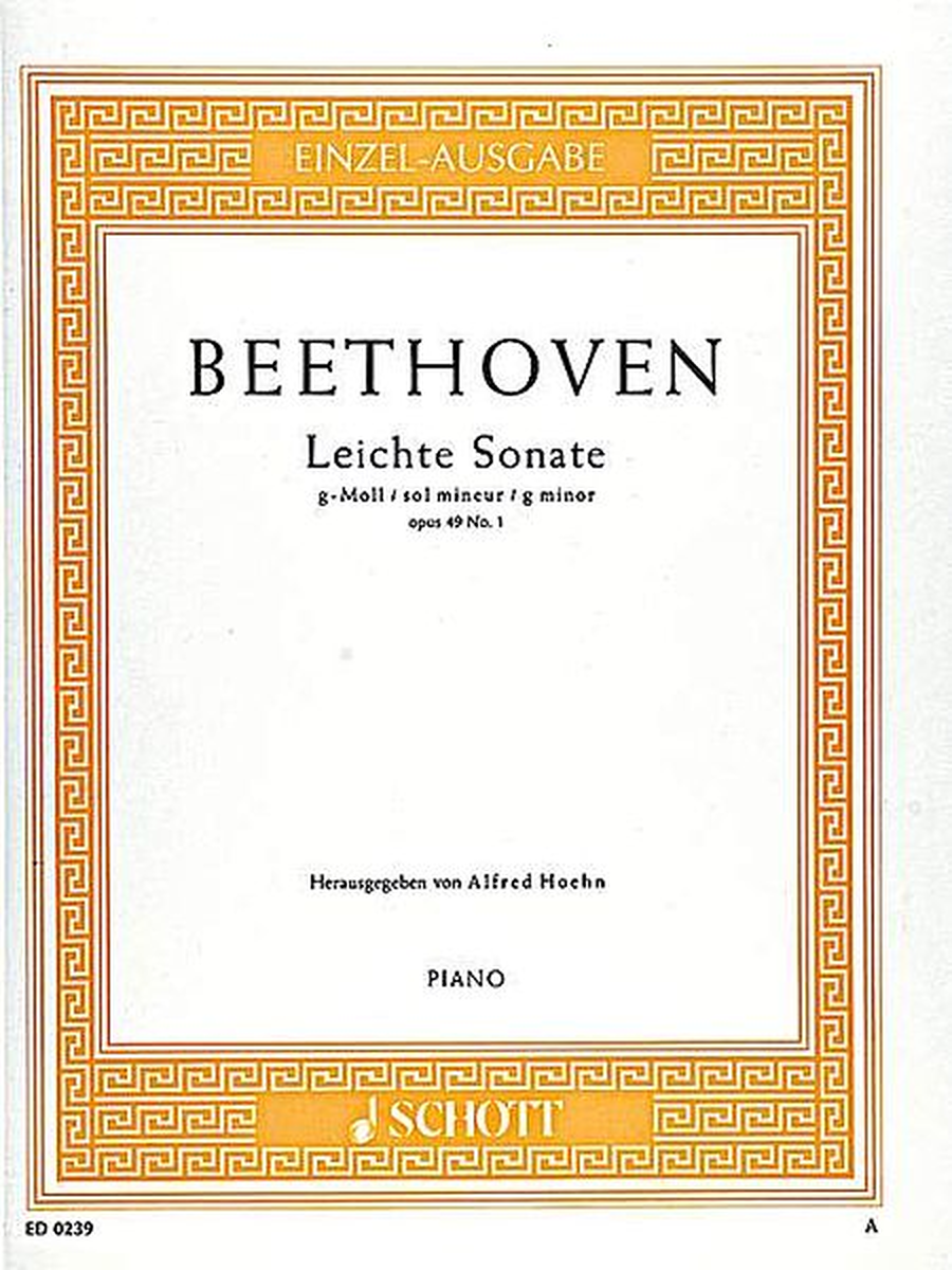 Sonata in G Minor, Op. 49, No. 1 "Sonatine"