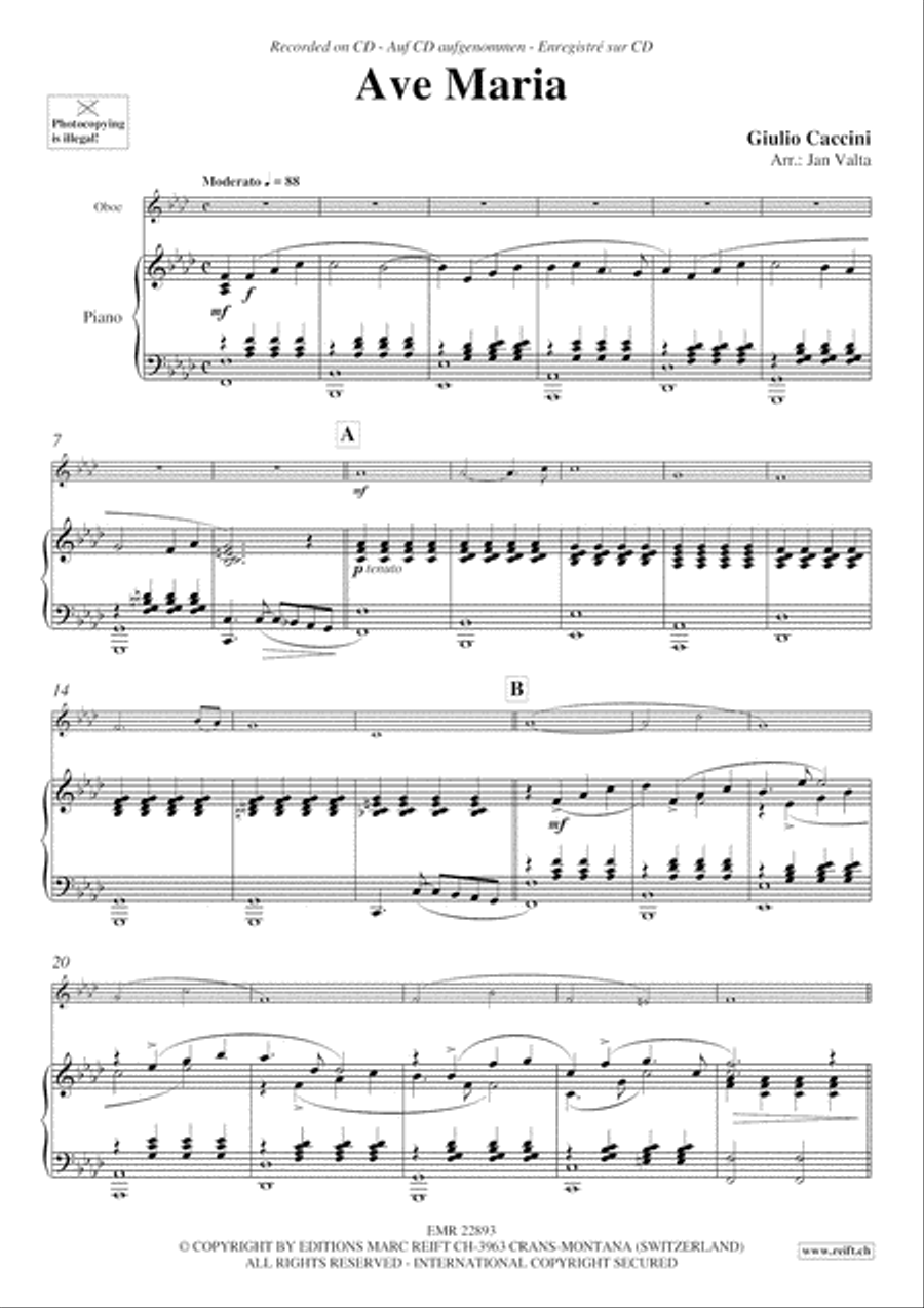 Ave Maria Ave Maria Piano Accompaniment scores gallery preview page 4