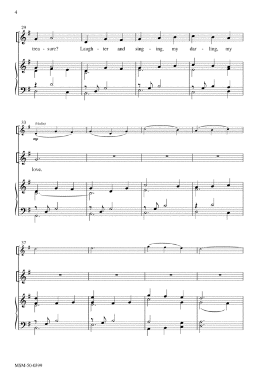 Carol of the Holy Family 4-Part scores gallery preview page 3