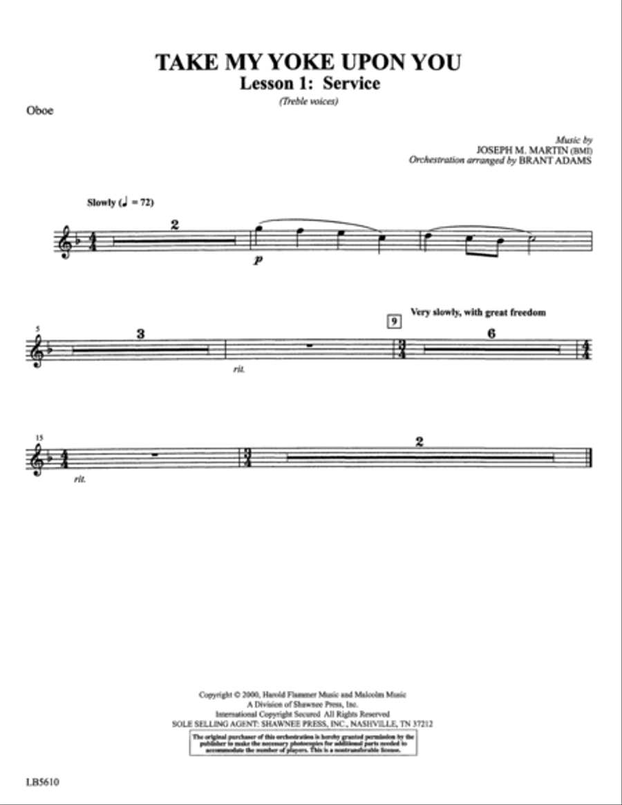 Colors of Grace - Lessons for Lent (New Edition) (Orchestra Accompaniment) - Oboe/English Horn Choir scores gallery preview page 6
