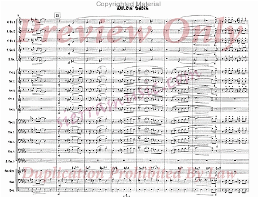 Walkin' Shoes Jazz Ensemble scores gallery preview page 3