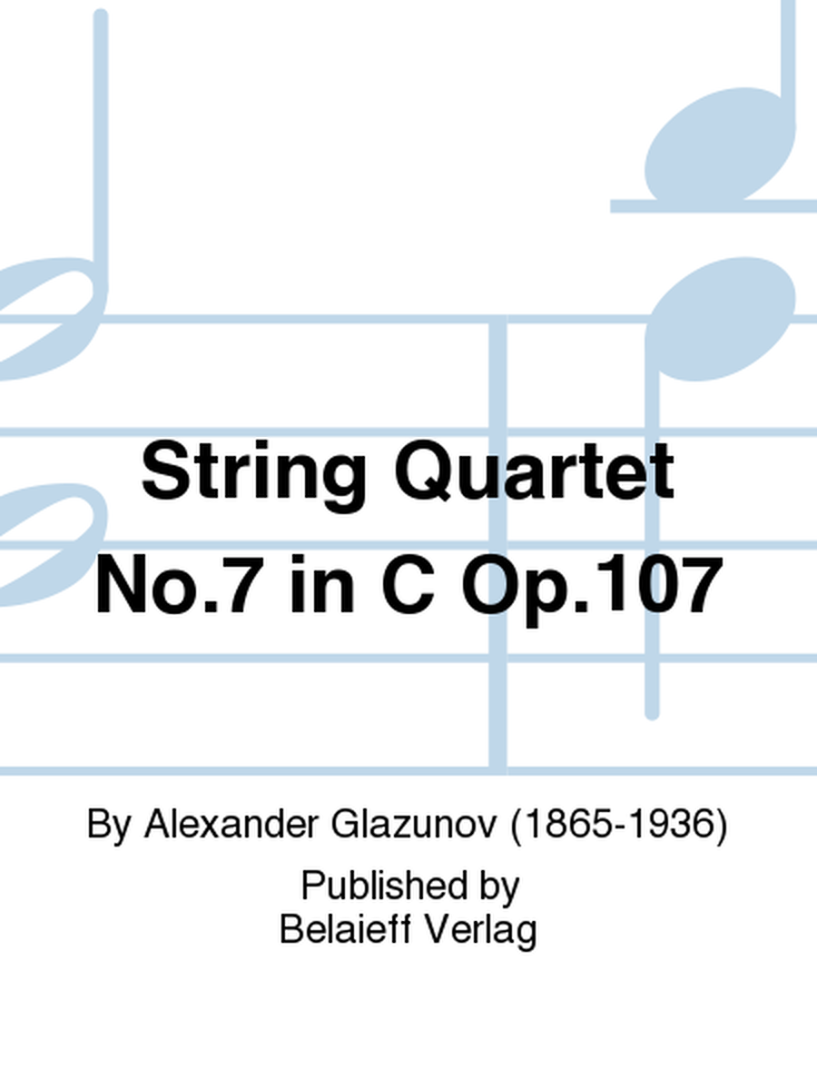 String Quartet No. 7 in C Op. 107