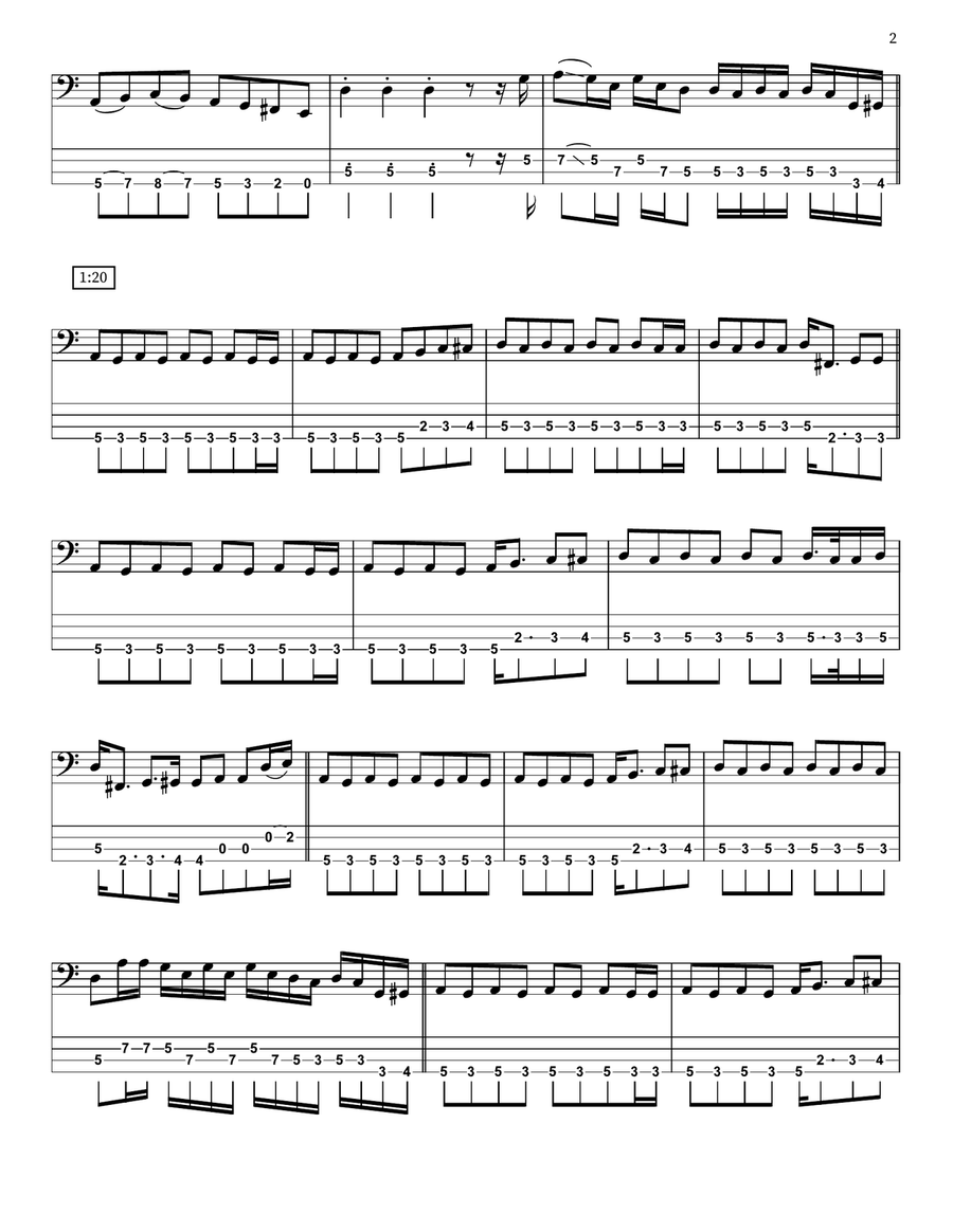 Wot Wot Acoustic Guitar scores gallery preview page 2