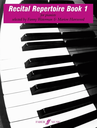 Book cover for Recital Repertoire Book 1 Piano