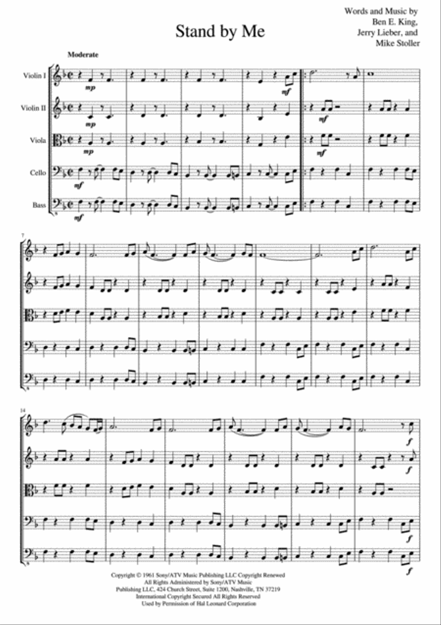 Stand By Me Large Ensemble scores gallery preview page 2