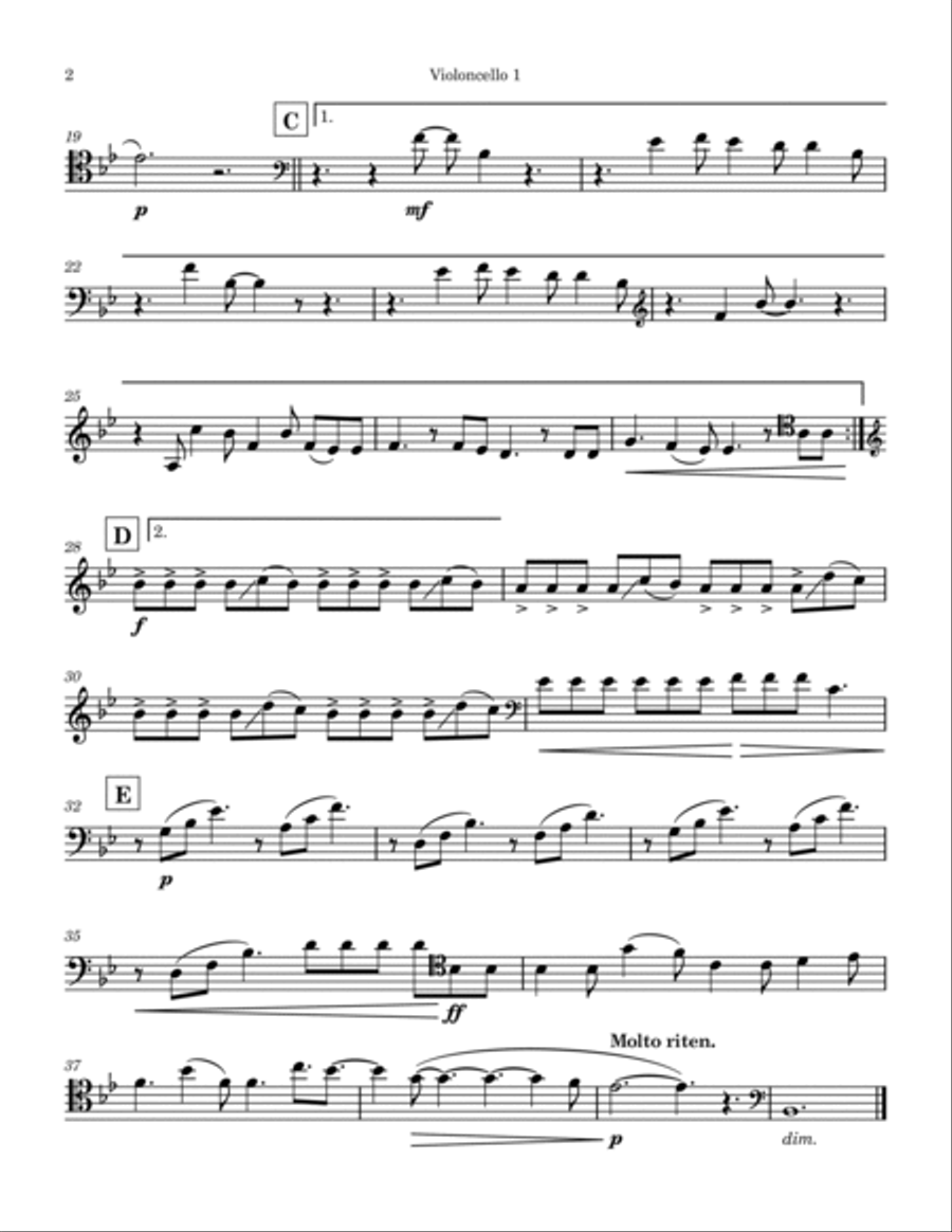 Until I Found You Cello scores gallery preview page 5