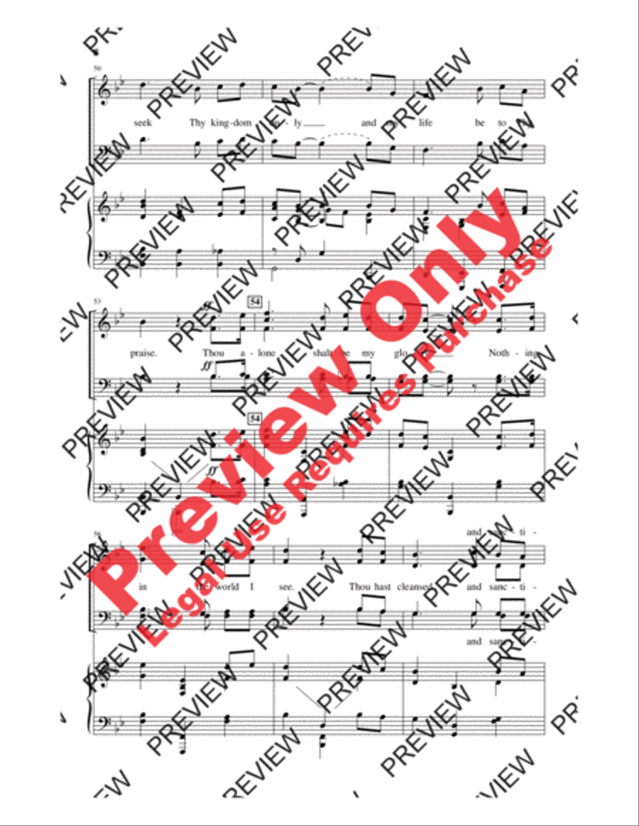 Here Is Love, Vast As the Ocean 4-Part scores gallery preview page 7