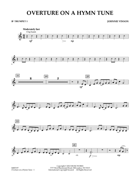 Overture on a Hymn Tune - Bb Trumpet 1