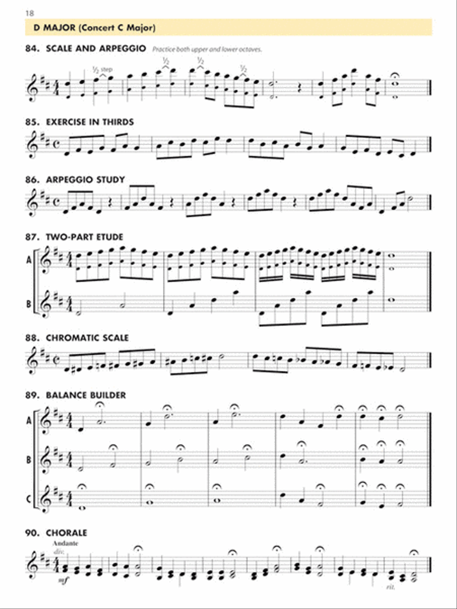 Essential Technique for Band with EEi - Intermediate to Advanced Studies Concert Band Methods scores gallery preview page 3
