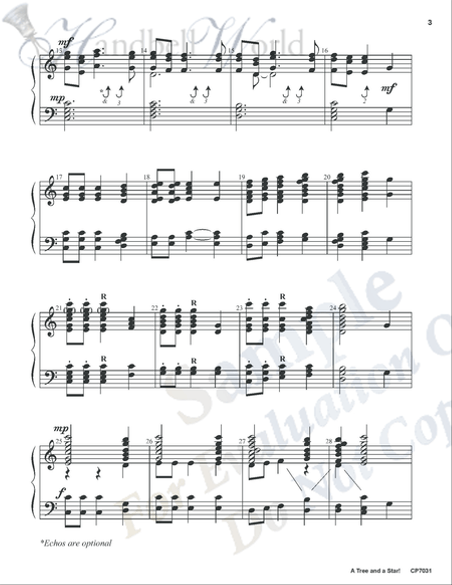 Tree and a Star Tree and a Star 3-Octaves scores gallery preview page 6