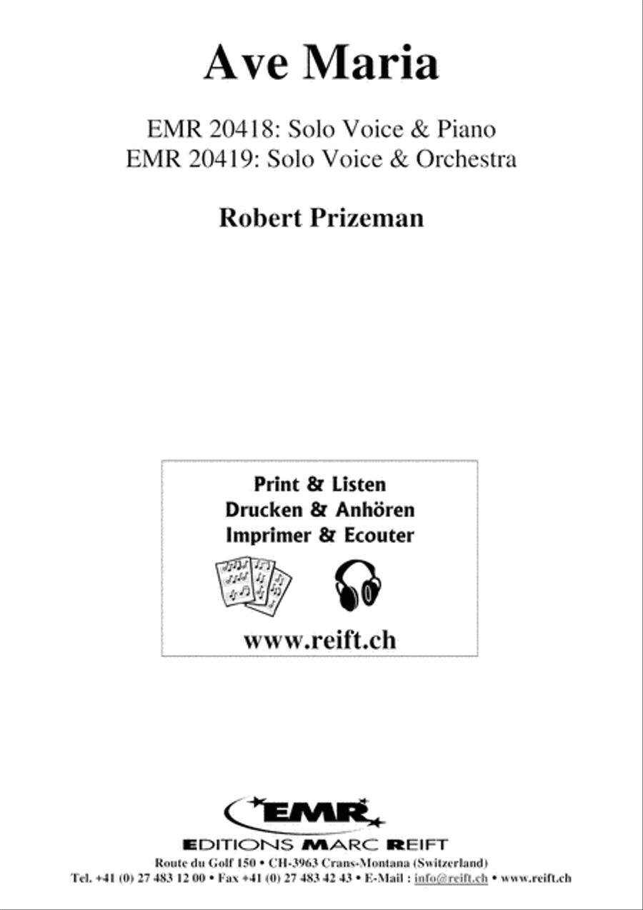 Ave Maria Voice scores gallery preview page 2