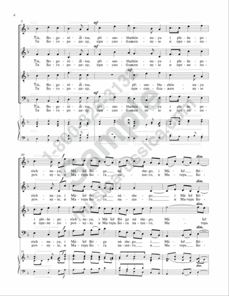 It Is Truly Fitting No. 2 4-Part scores gallery preview page 3
