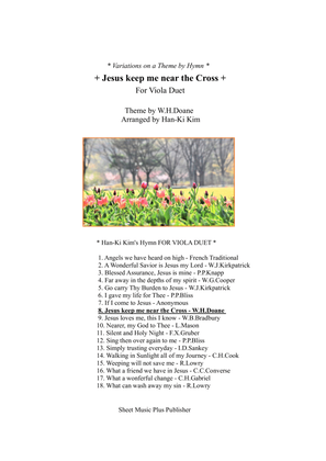Book cover for Jesus keep me near the Cross (For Viola Duet)