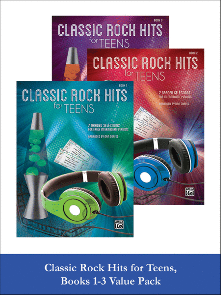 Classic Rock Hits for Teens 1-3 (Value Pack) Piano Solo scores gallery preview page 1