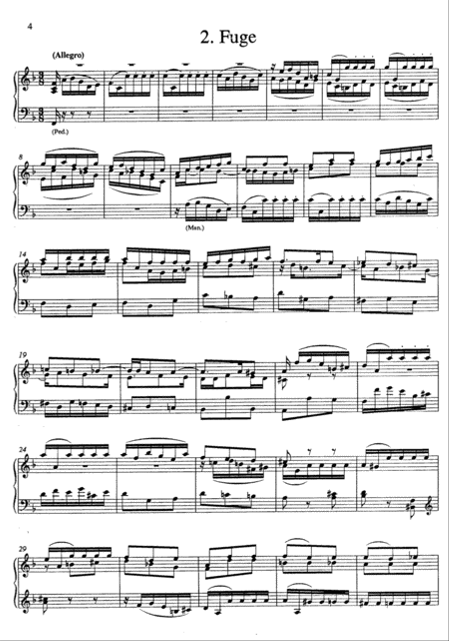 Amadeus-Suite for organ Organ Solo scores gallery preview page 4