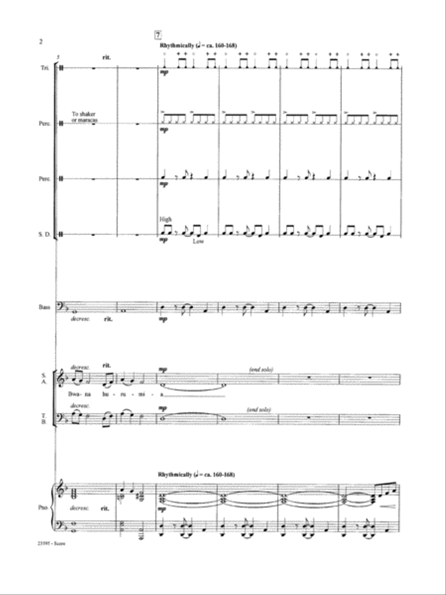 Afrika Kyrie na Sanctus: Score Score scores gallery preview page 2