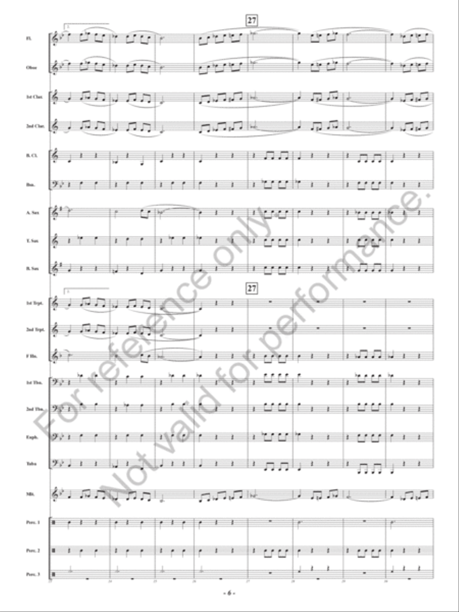 Chromatic Express Concert Band scores gallery preview page 7