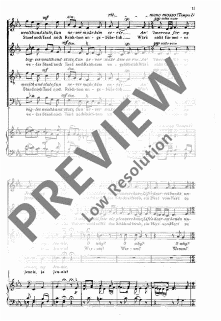 Four Songs from the British Isles 4-Part scores gallery preview page 11