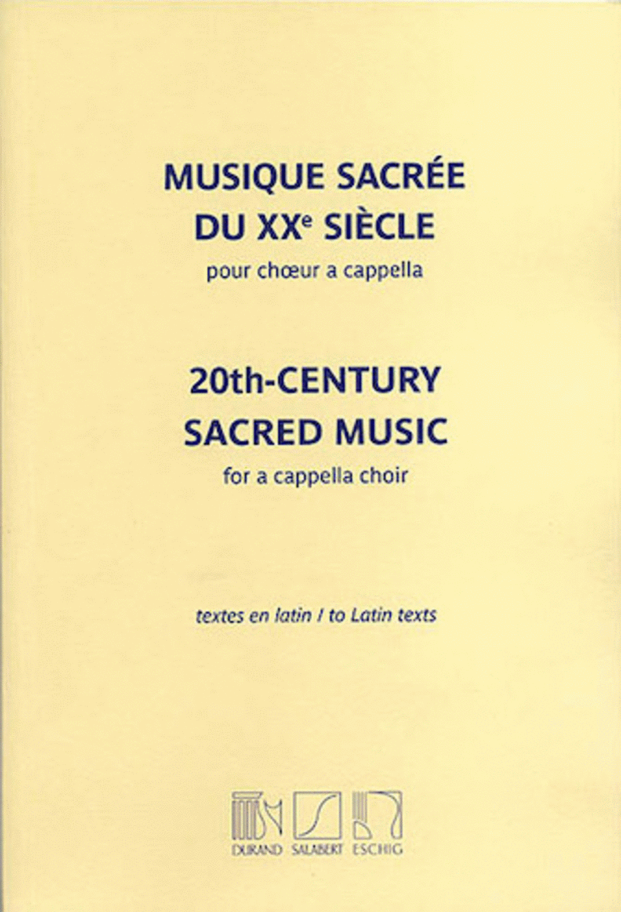 20th Century Sacred Music A Cappella scores gallery preview page 1
