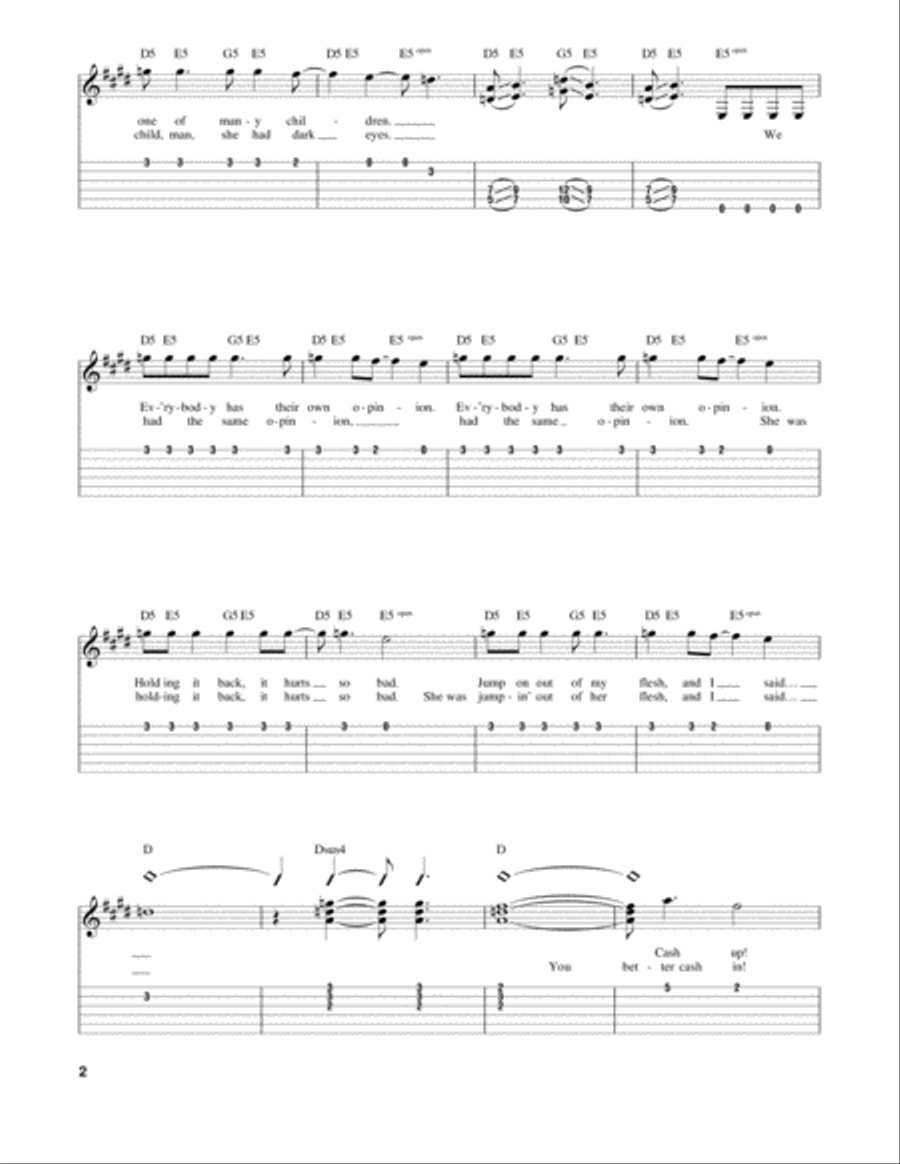 Mountain Song Mountain Song Acoustic Guitar scores gallery preview page 2