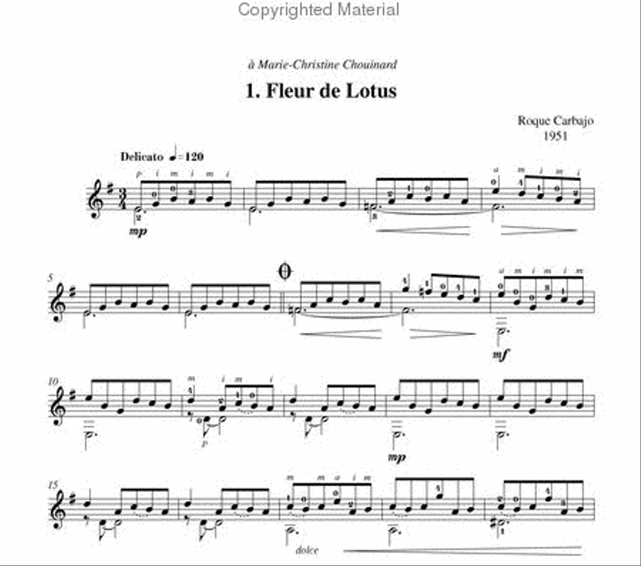 Au cœur des cordes Classical Guitar scores gallery preview page 2
