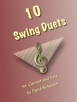 Book cover for 10 Swing Duets for Clarinet and Viola