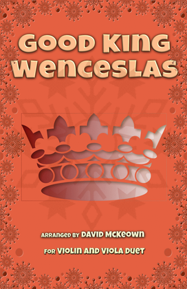 Book cover for Good King Wenceslas, Jazz Style, for Violin and Viola Duet