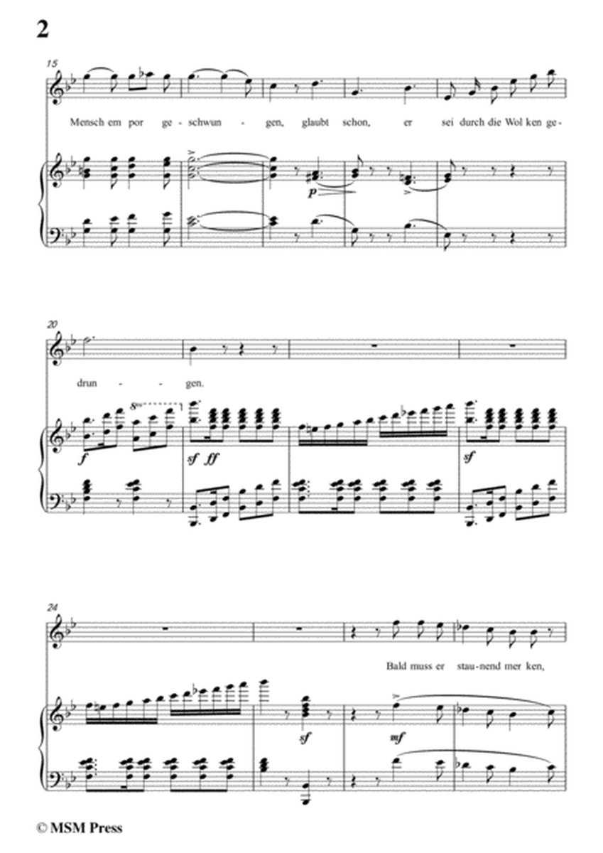 Schubert-Die Berge,Op.57 No.2,in B flat Major,for Voice&Piano image number null