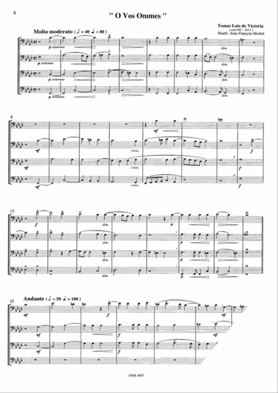 Quartet Album Brass Ensemble scores gallery preview page 16