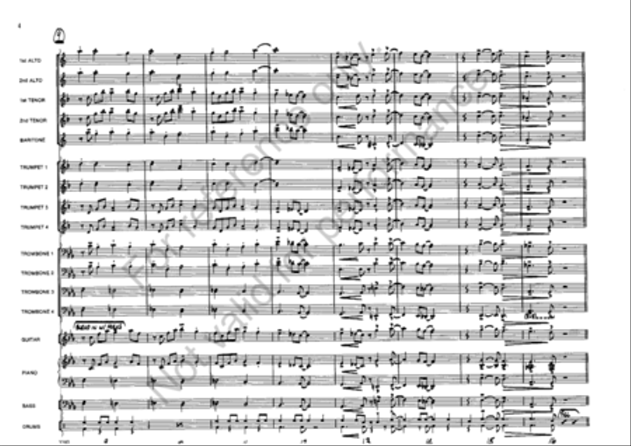 Miners Only Jazz Ensemble scores gallery preview page 3