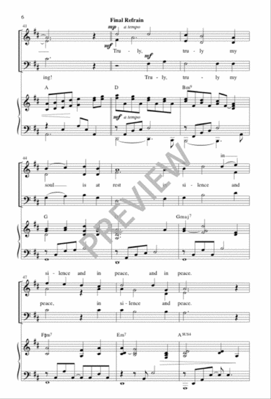 In Silence and Peace In Silence and Peace 3-Part scores gallery preview page 6