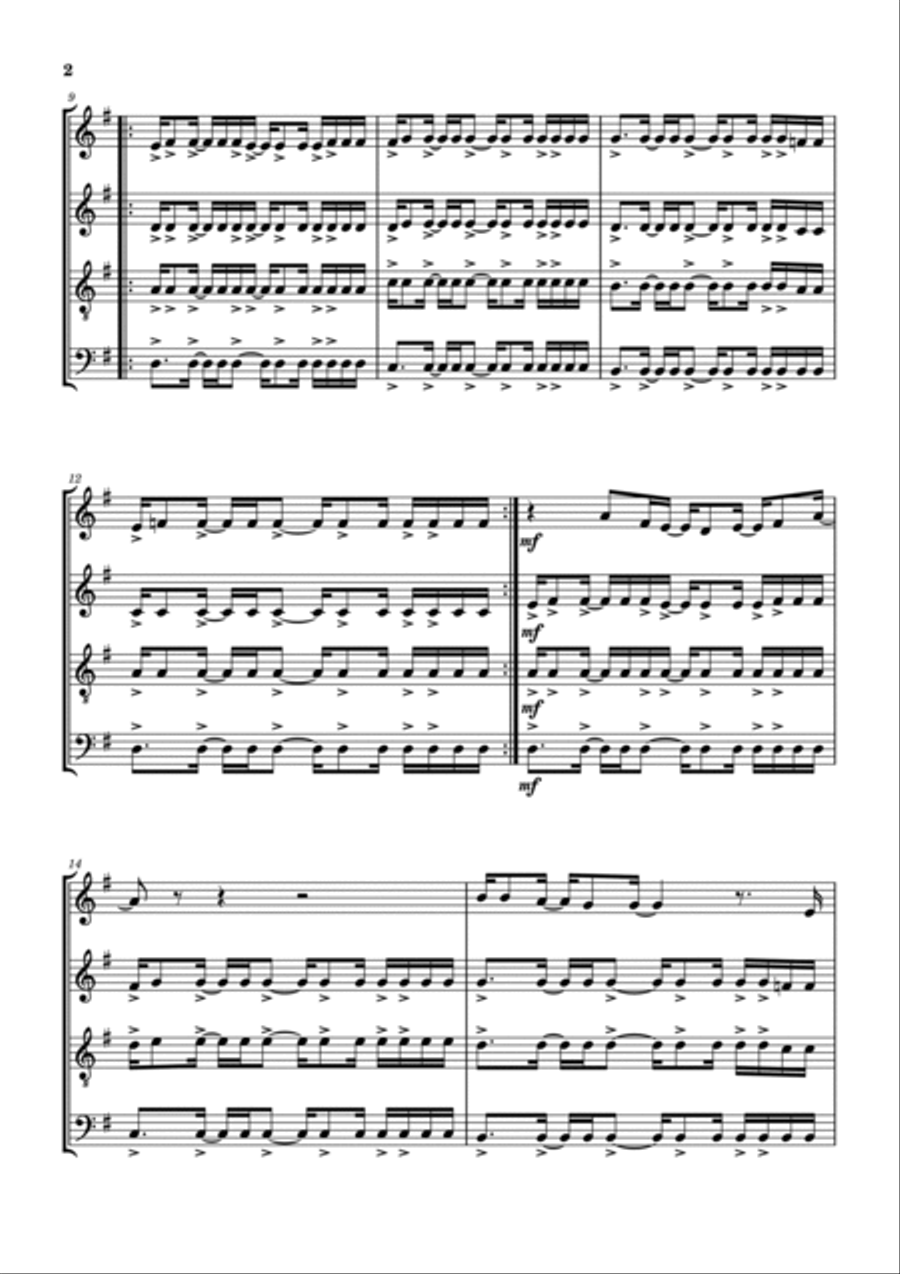 Last Chance To Evacuate Planet Earth Before It Is Recycled Woodwind Quartet scores gallery preview page 3