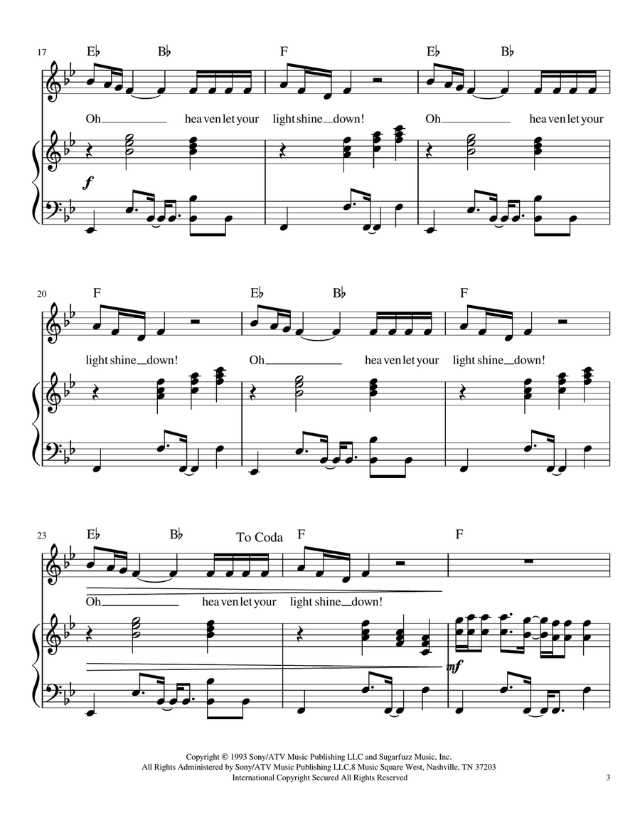 Shine Piano, Vocal scores gallery preview page 3