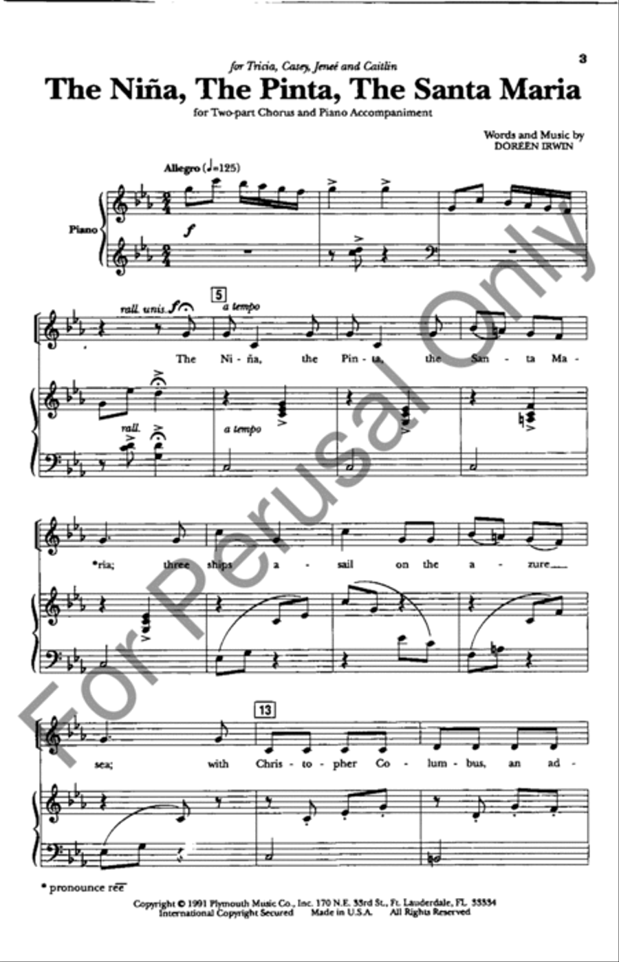 The Nina Pinta Santa Maria SA scores gallery preview page 2