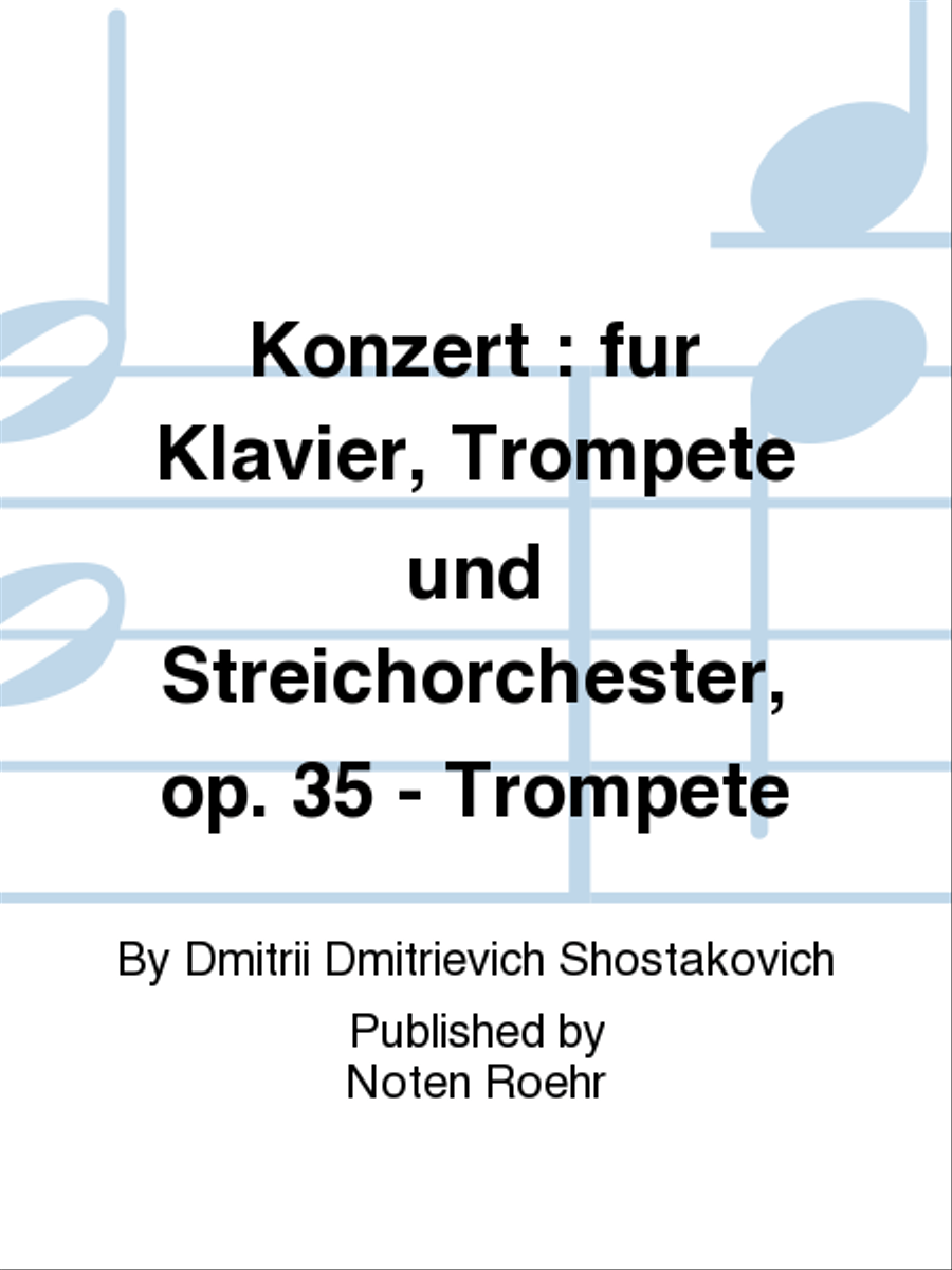 Konzert String Orchestra scores gallery preview page 1
