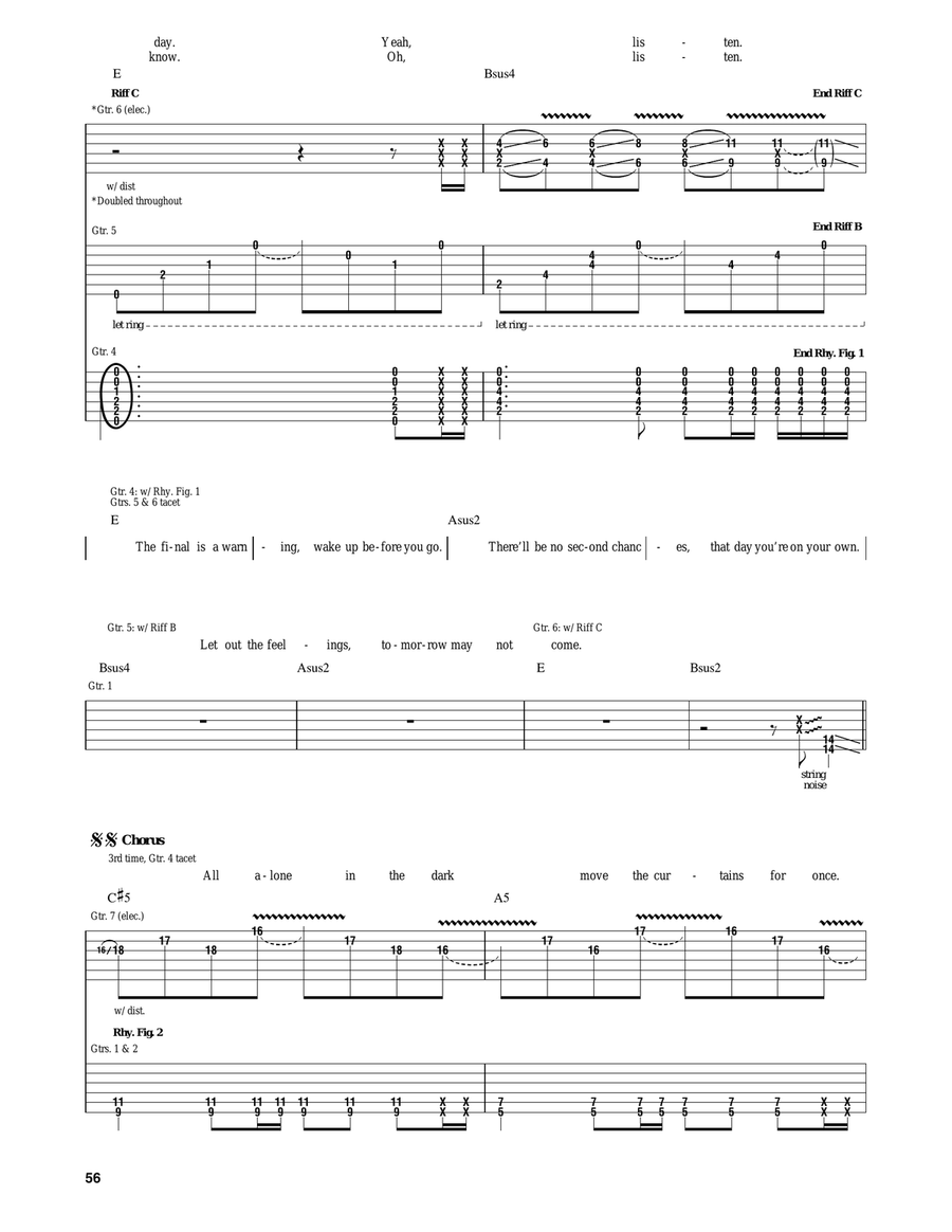 Goodbye Forever Acoustic Guitar scores gallery preview page 3
