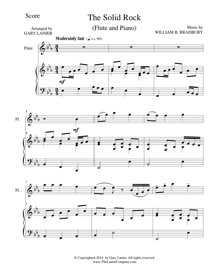 Gary Lanier: Hymns of Faith and Trust (Duets for Flute & Piano) Gary Lanier: Hymns of Faith and Trust (Duets for Flute & Piano) Woodwind Duet scores gallery preview page 2