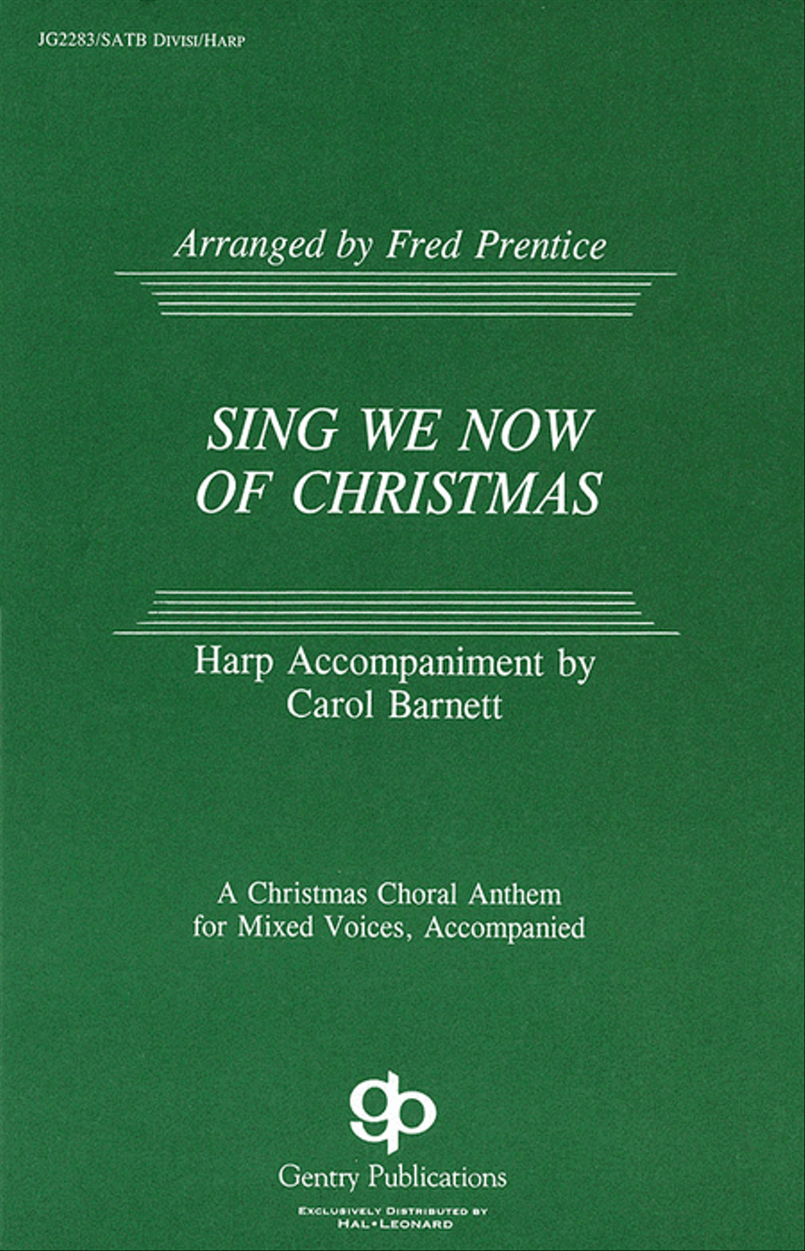 Sing We Now of Christmas 4-Part scores gallery preview page 1