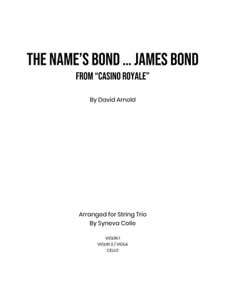 The Name's Bond... James Bond