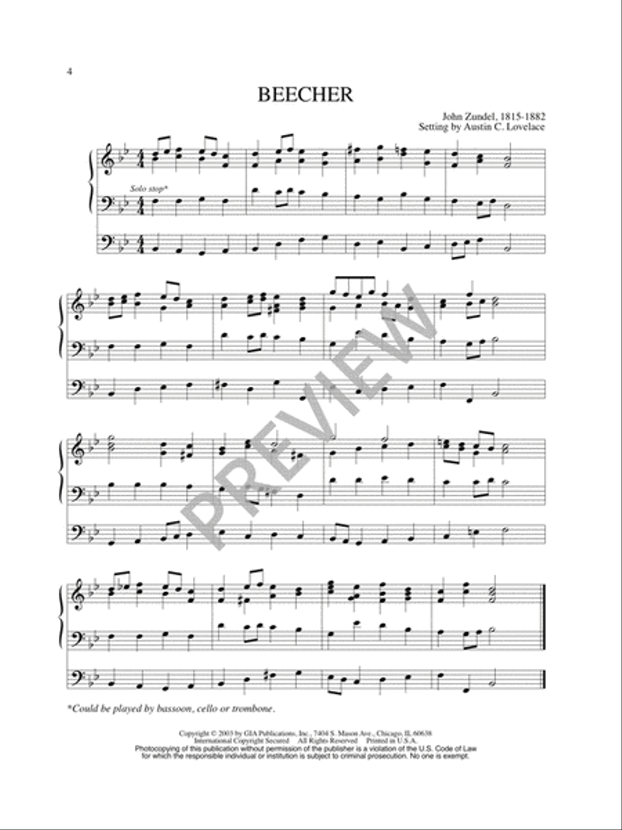 Fifteen Free Harmonizations Organ scores gallery preview page 6