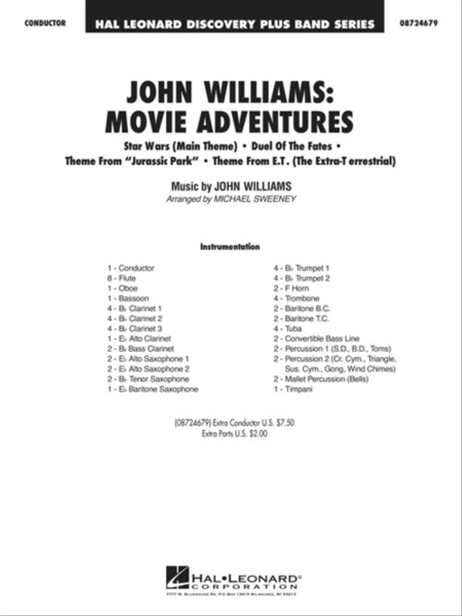 John Williams: Movie Adventures Concert Band scores gallery preview page 2