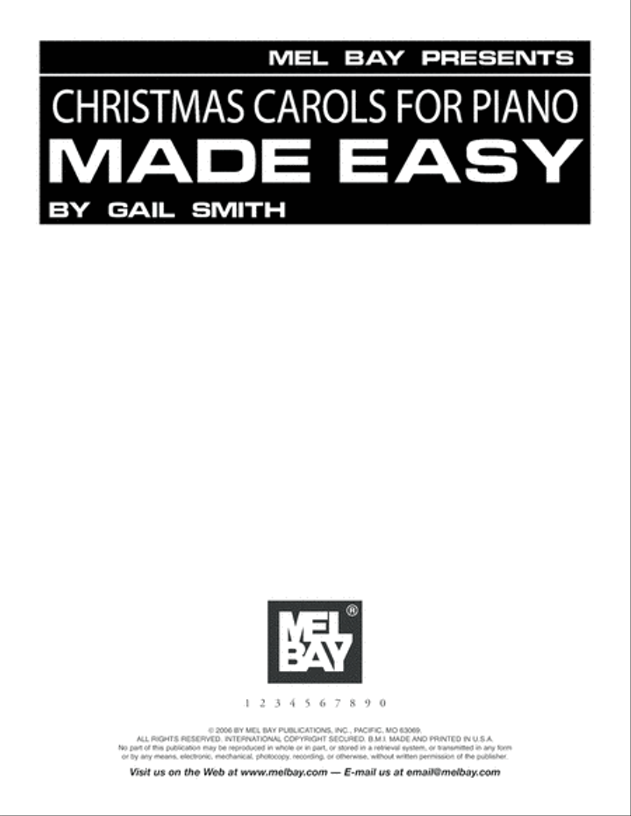 Christmas Carols for Piano Made Easy Easy Piano scores gallery preview page 2