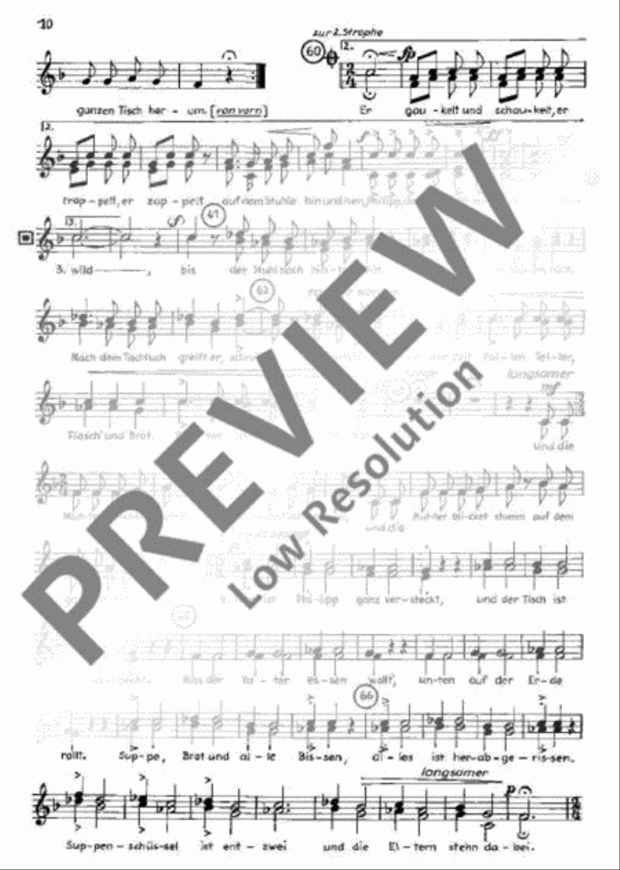 Der Struwwelpeter Children's Choir scores gallery preview page 11